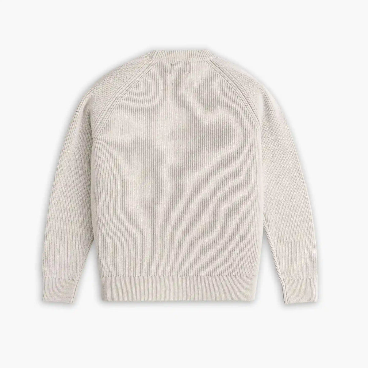 Ribbed Crewneck Sweater | Oat