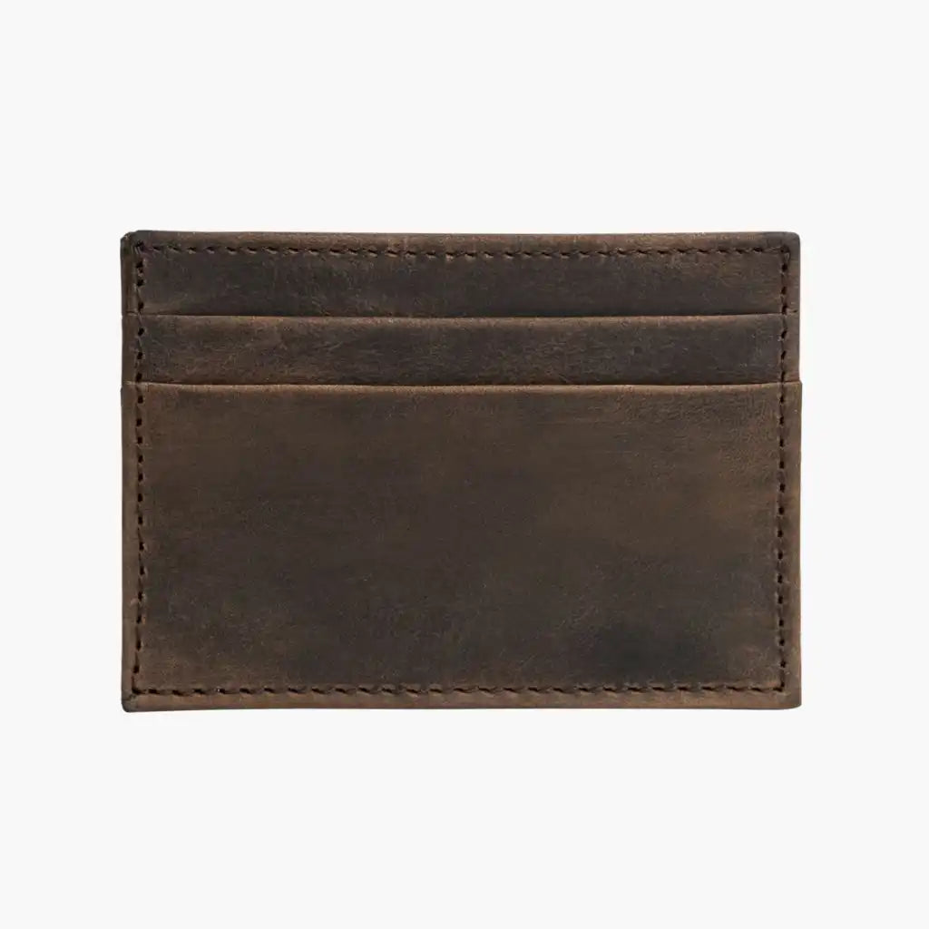 Leather Card Holder | Tobacco