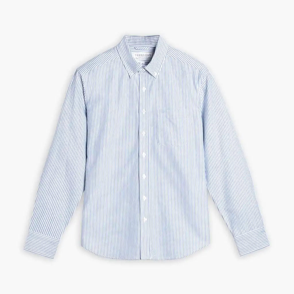 Oxford Shirt | White & Indigo