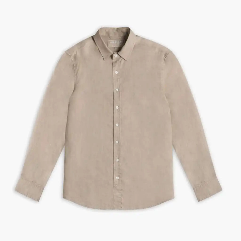 Linen Shirt | Taupe