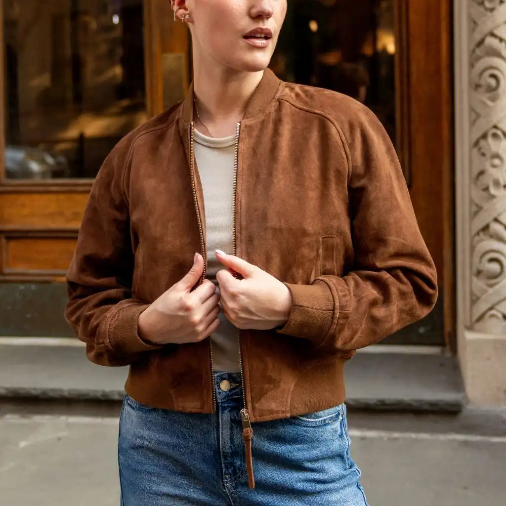 Bomber Jacket | Cinnamon
