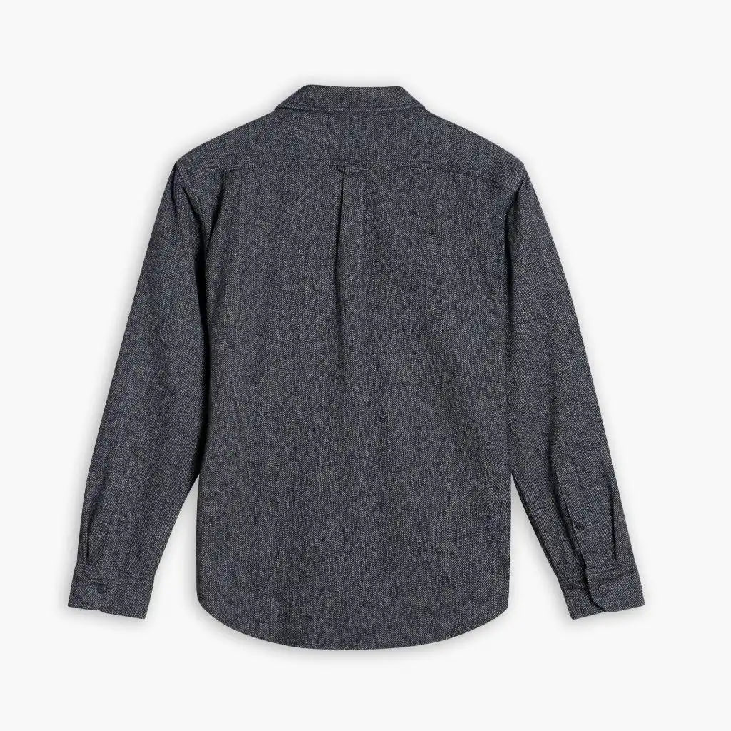 Summit Flannel Shirt | Blue Herringbone