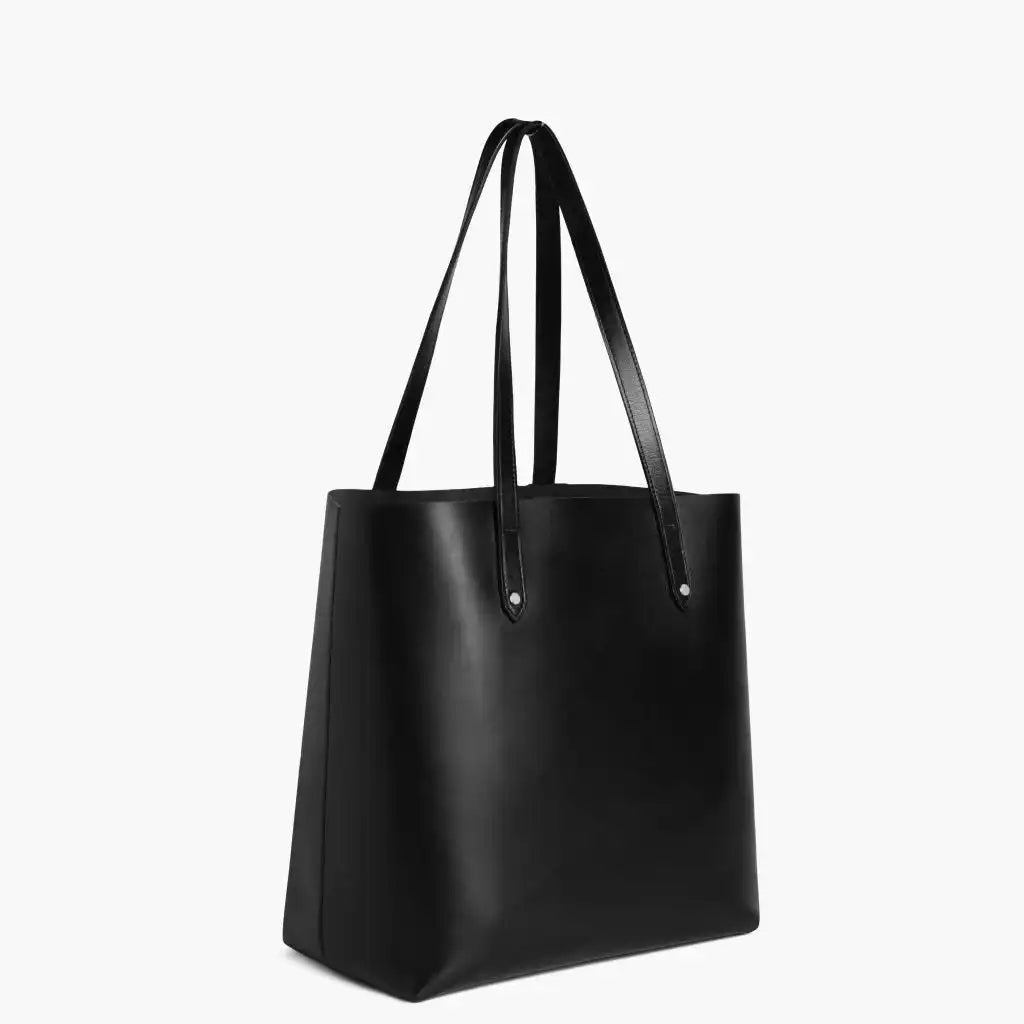 Everyday Tote | Black (L) (Silver)