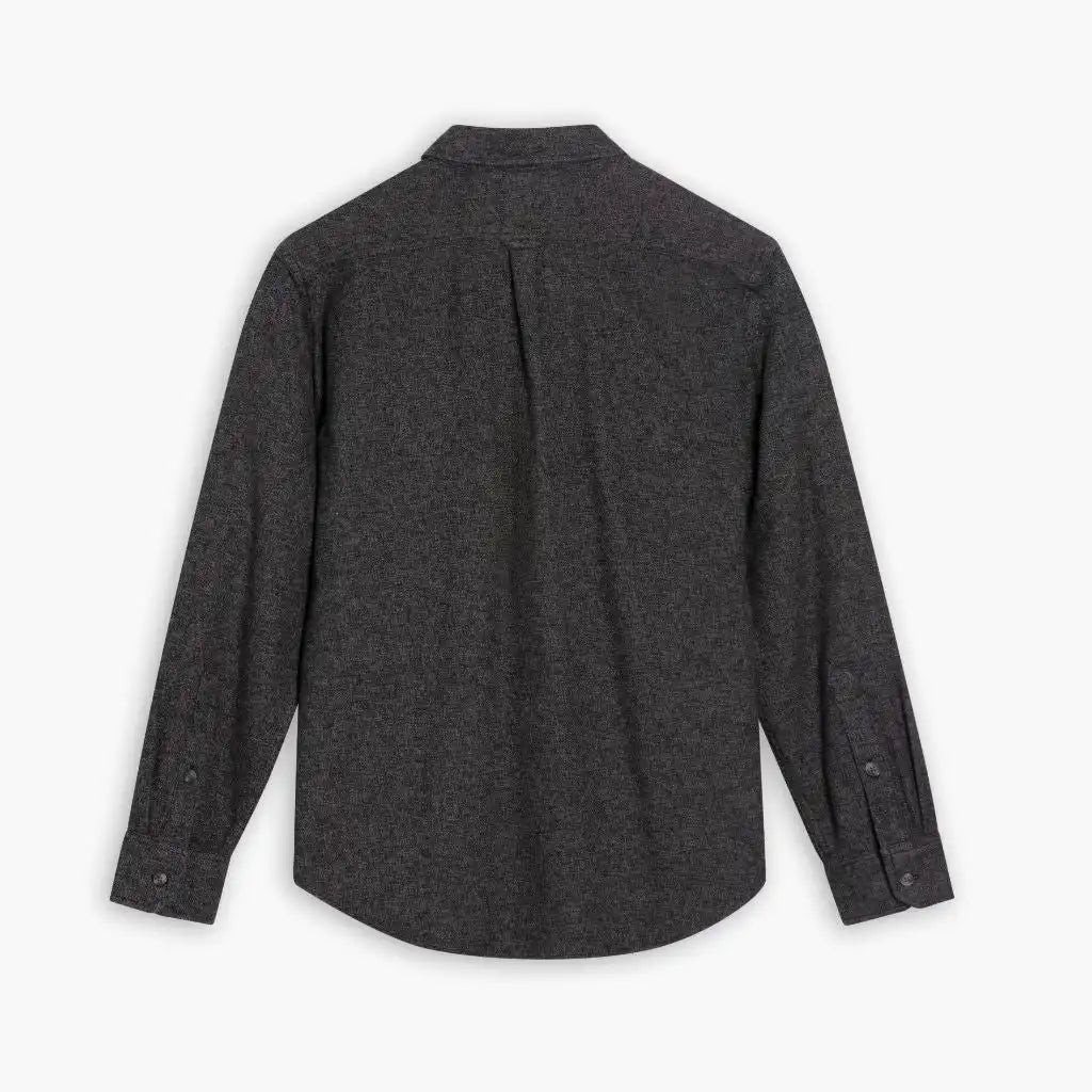 Summit Flannel Shirt | Black Herringbone