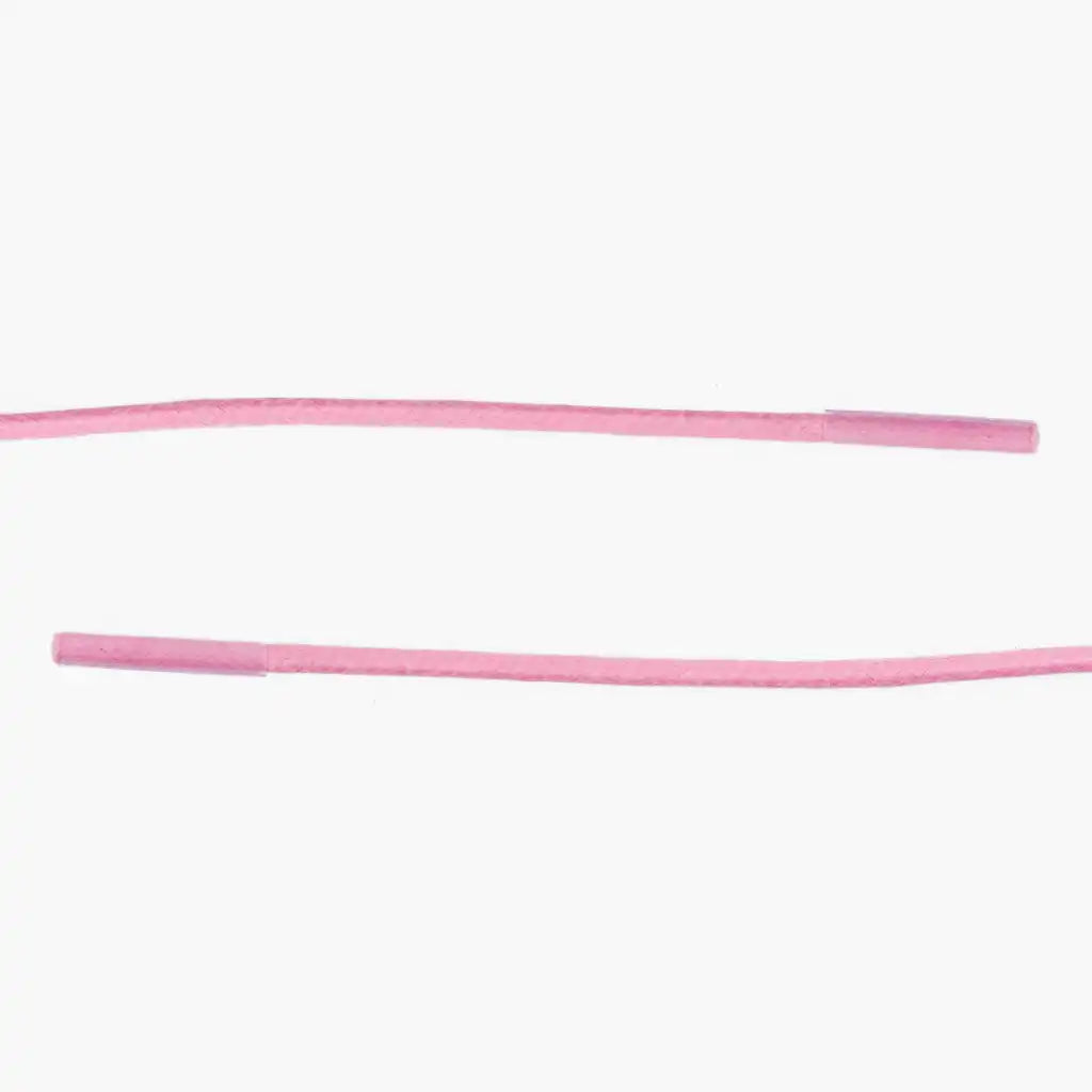 Round Waxed Cotton Laces | Pink