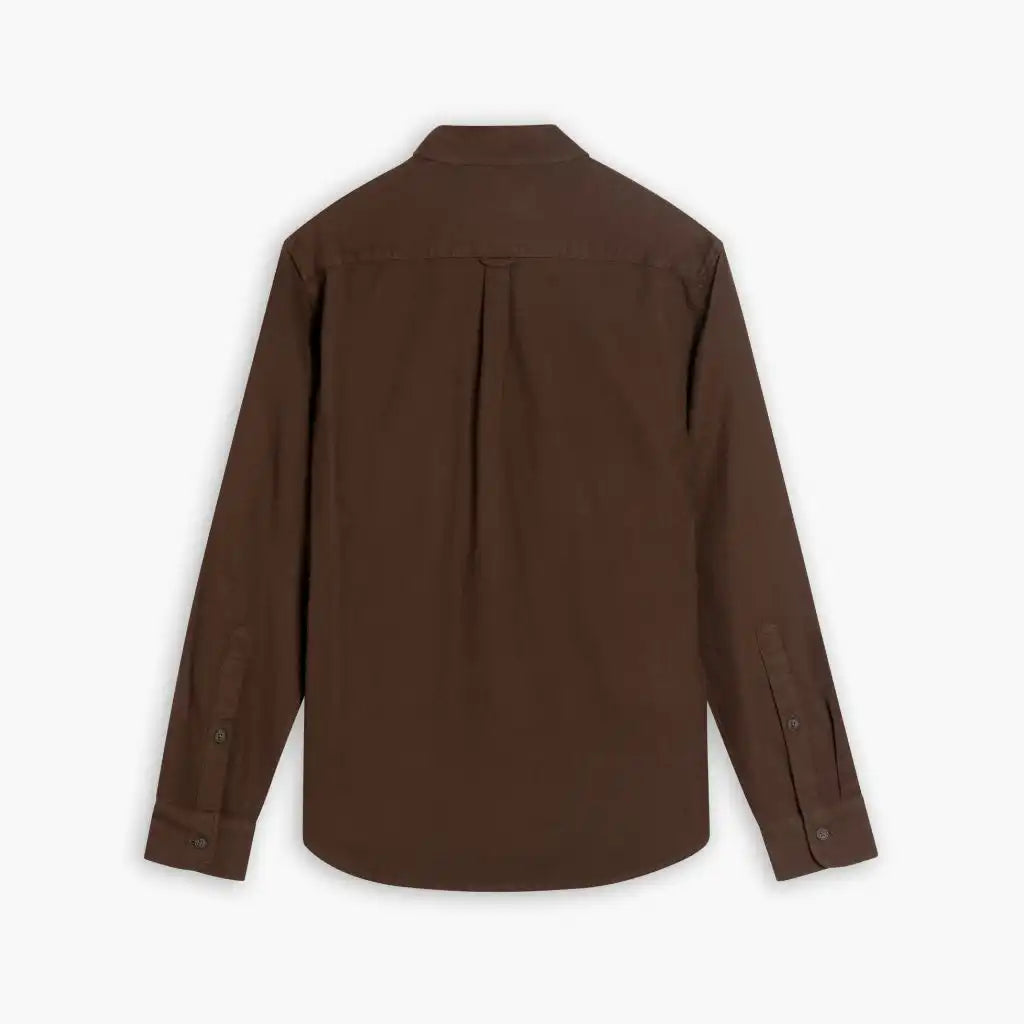 Solid Shirt | Brown
