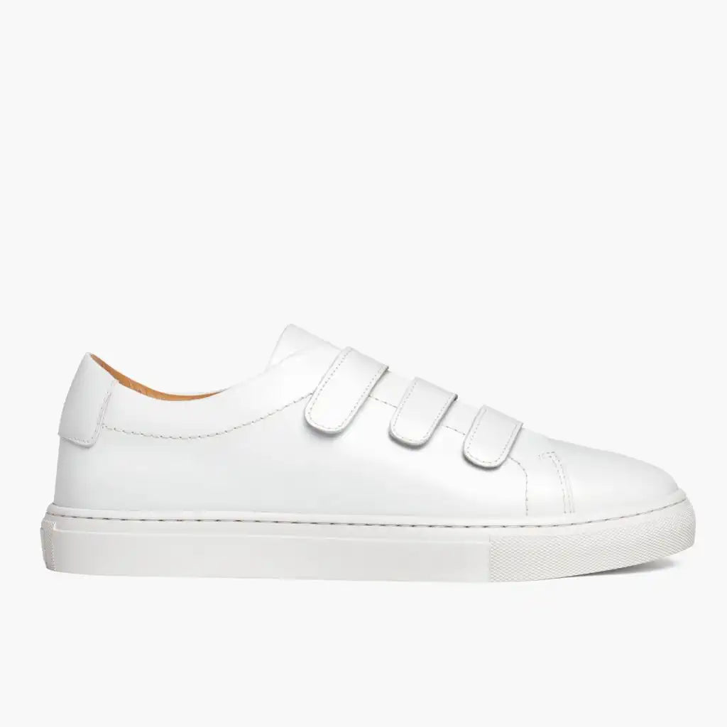 Women's Triple Strap Low Top | White