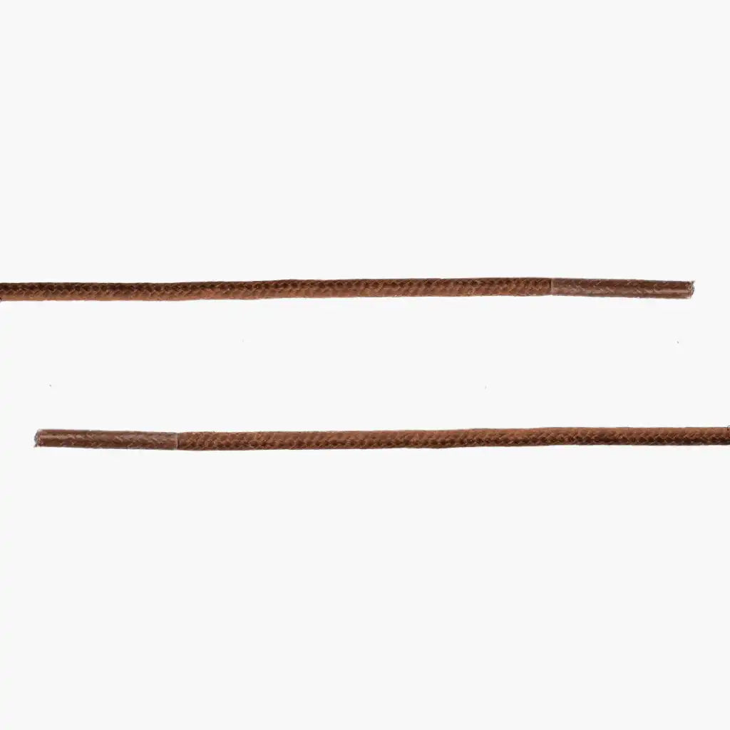 Round Waxed Cotton Laces | Light Brown