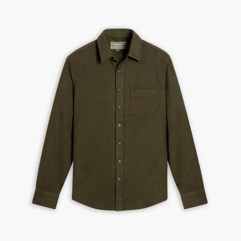 Solid Shirt | Olive