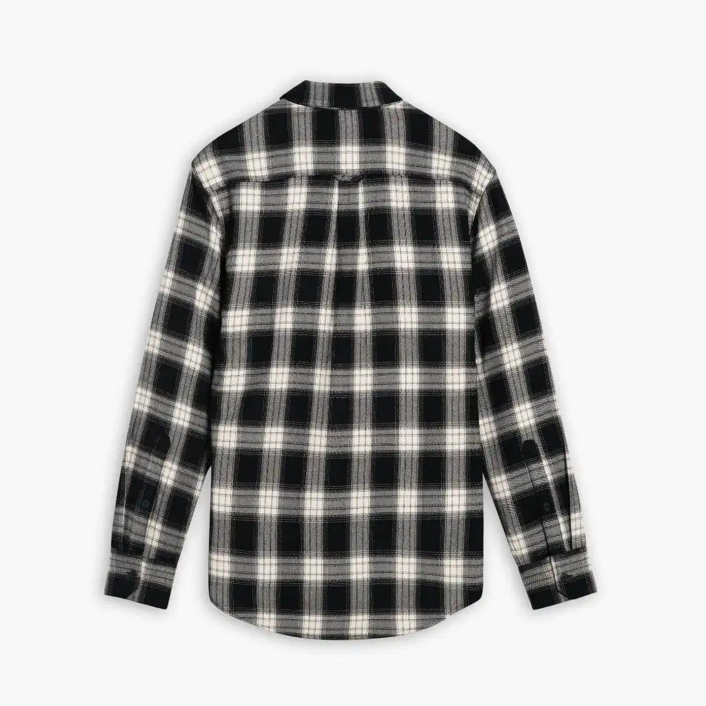 Forever Flannel Shirt | Black & Cream
