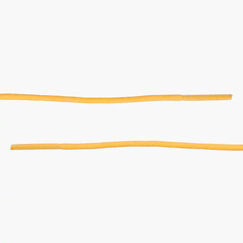 Round Waxed Cotton Laces | Yellow